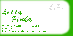 lilla pinka business card